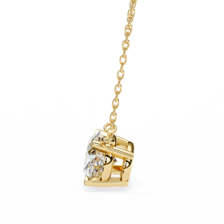 Dazzling Diamond Charm Necklace