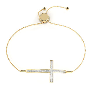 Divine Elegance Cross Bracelet