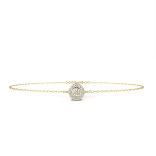 Golden Glimmer Diamond Bracelet