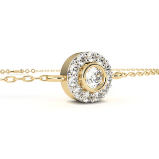 Golden Glimmer Diamond Bracelet