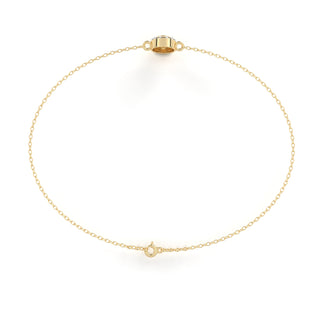 Golden Glimmer Diamond Bracelet