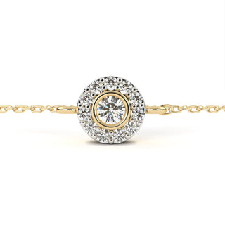 Golden Glimmer Diamond Bracelet