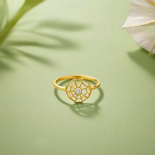 Luminous Jewel Circle Ring