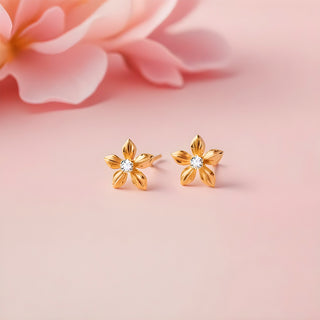 Golden Flora Earrings